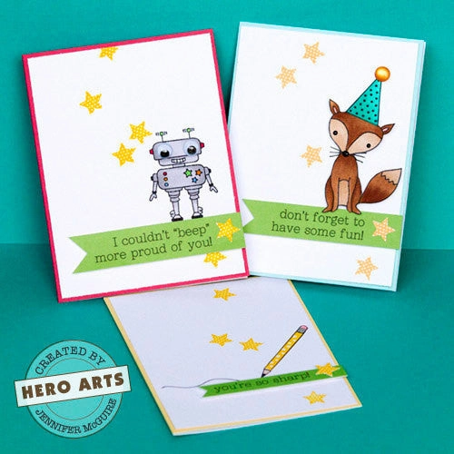 retractable Fox Rubber Stamp
