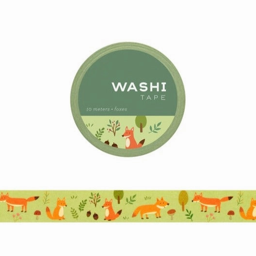 rubber Foxes Washi Tape