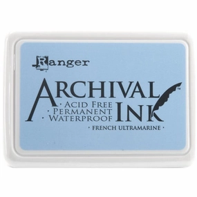 French Ultramarine Ranger Archival Ink Pad #0 trendy popular