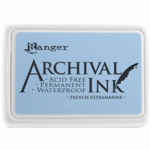 French Ultramarine Ranger Archival Ink Pad #0 trendy popular