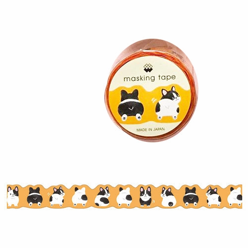 Frenchie Buttocks Washi Tape multipack