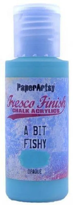 Fresco Finish Acrylic Paint - A Bit Fishy tall strong