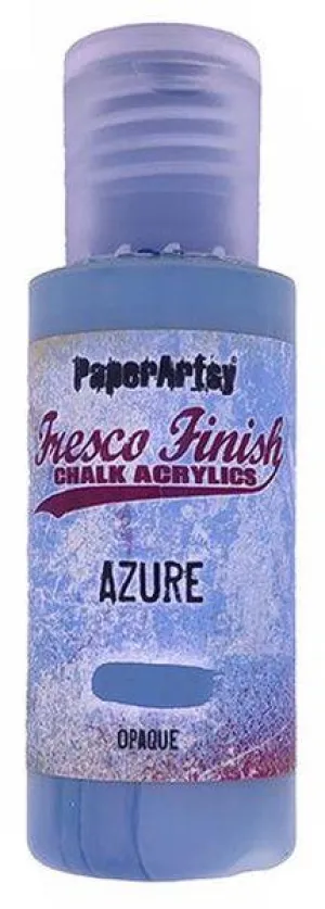 Fresco Finish Acrylic Paint - Azure refillable everyday