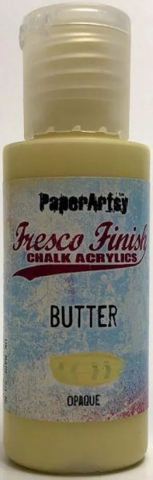 elegant refillable Fresco Finish Acrylic Paint - Butter