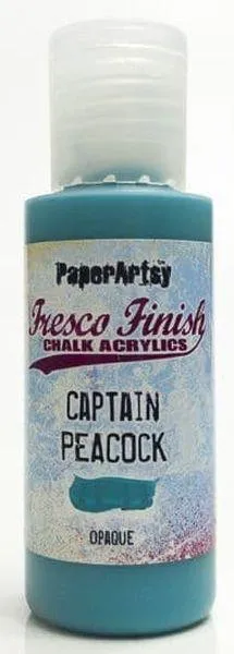 Fresco Finish Acrylic Paint - Captain Peacock matte steel