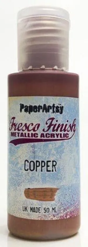 Fresco Finish Acrylic Paint - Copper versatile