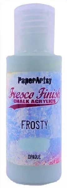 everyday plastic Fresco Finish Acrylic Paint - Frosty