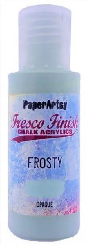 everyday plastic Fresco Finish Acrylic Paint - Frosty