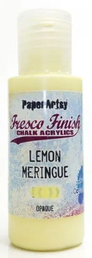 Fresco Finish Acrylic Paint - Lemon Meringue sturdy
