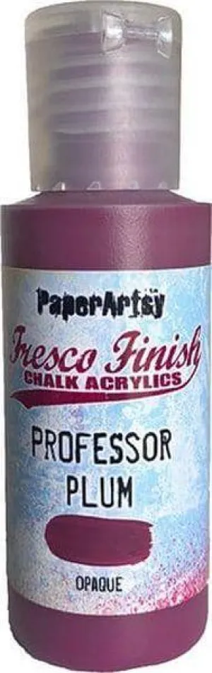 Fresco Finish Acrylic Paint - Professor Plum warm linen