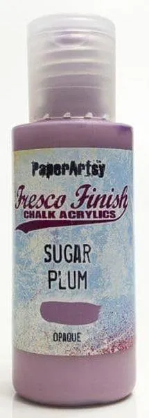Fresco Finish Acrylic Paint - Sugar Plum wooden