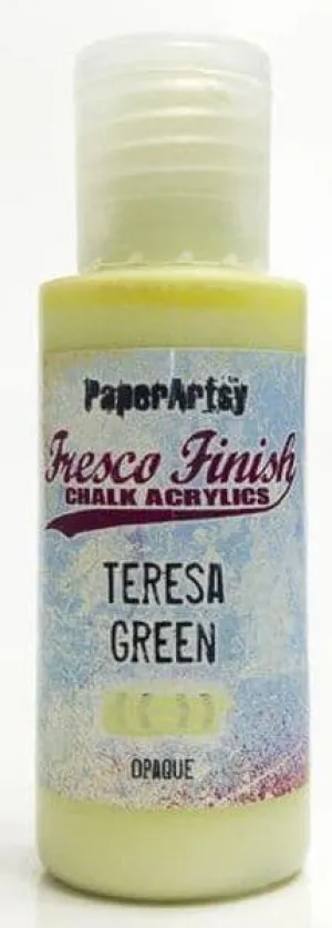refillable popular Fresco Finish Acrylic Paint - Teresa Green