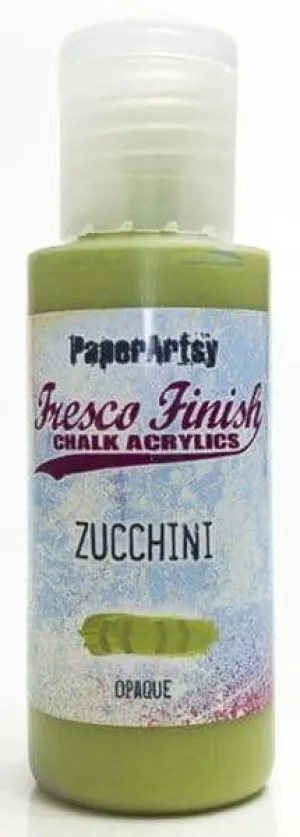 Fresco Finish Acrylic Paint - Zucchini deluxe reliable
