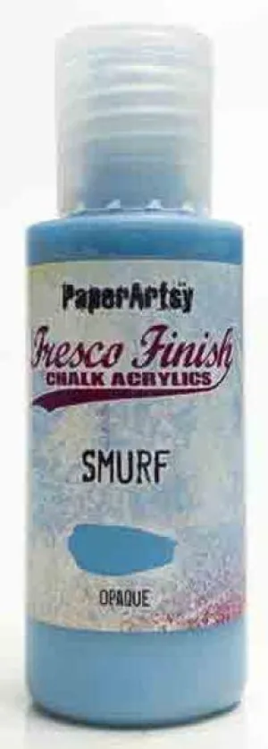 small tiny Fresco Finish - Smurf