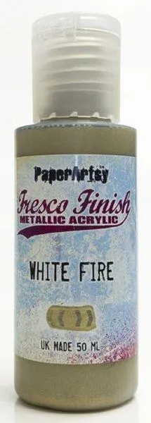 muted rubber Fresco Finish - White Fire