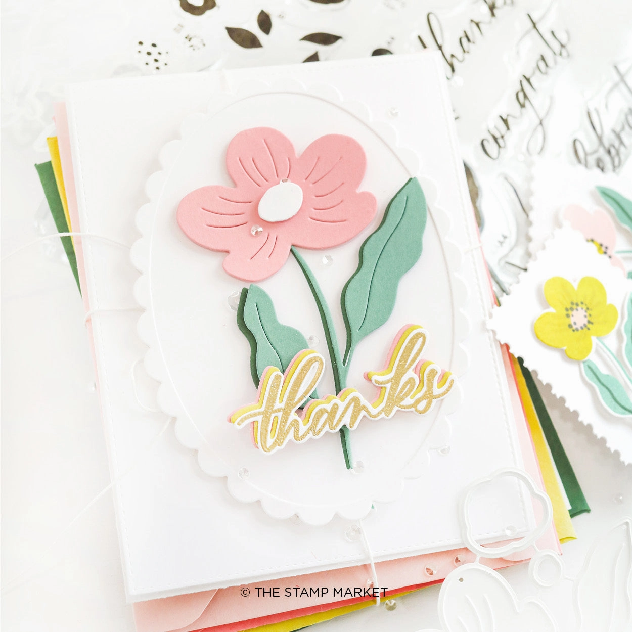 solid premium Fresh Blooms Stamp Bundle