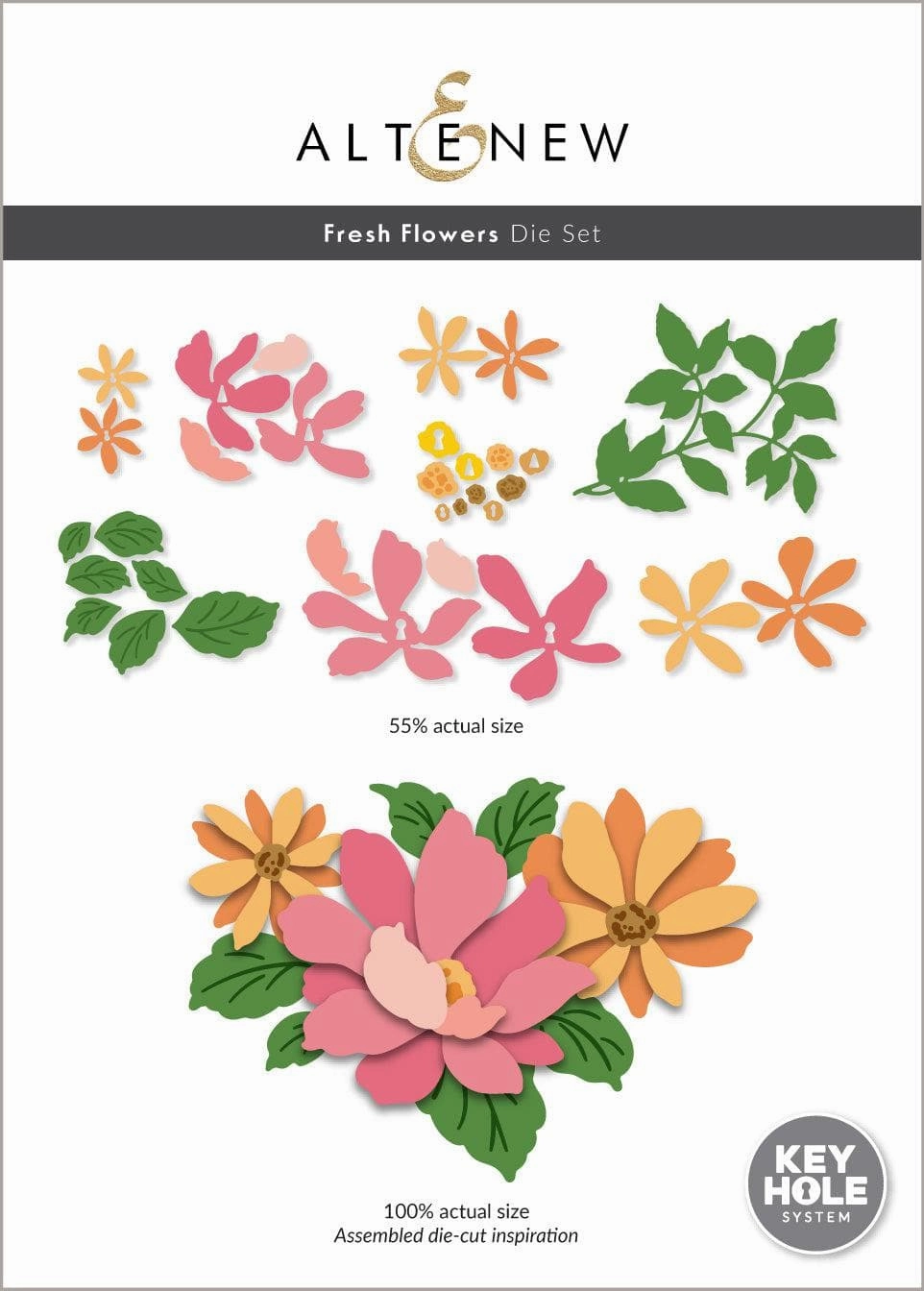 affordable retractable Fresh Flowers Die Set