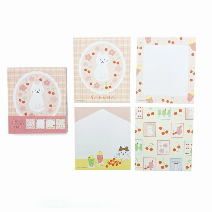Fresh Sakura Memo Pad solid antislip
