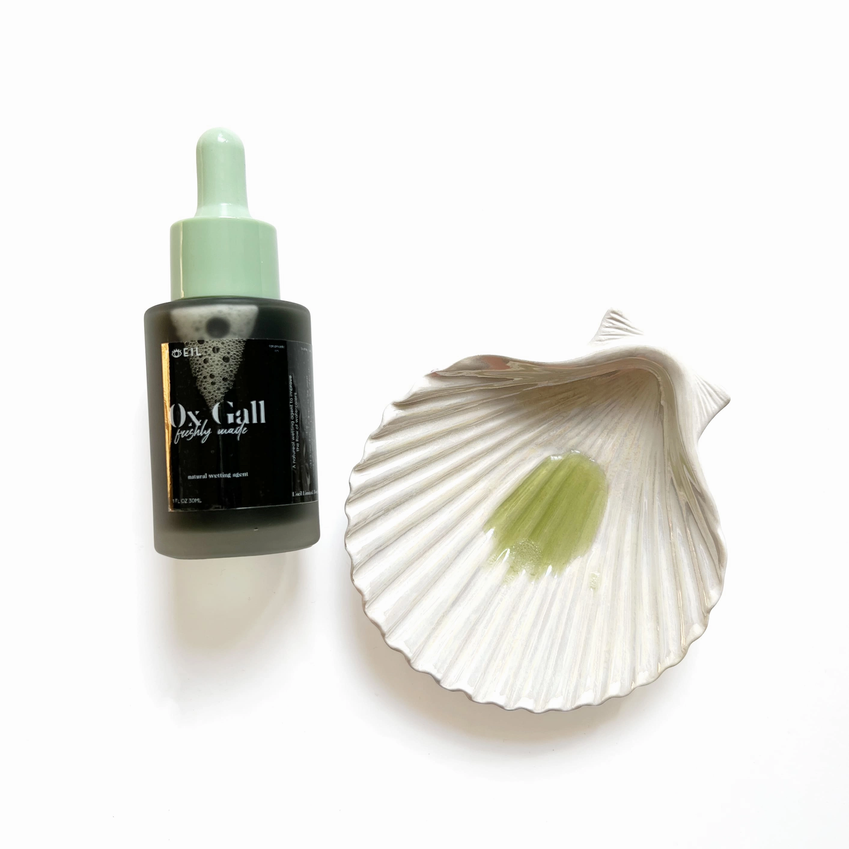 collapsible Freshly Made Ox Gall (A Wetting Agent) For Watercolor Painting