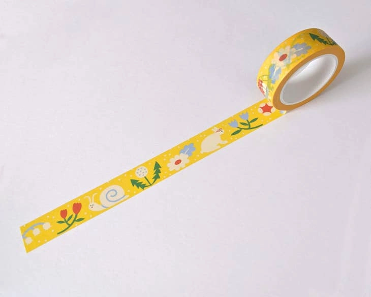 Friends Of The Flowers Washi Tape ceramic linen