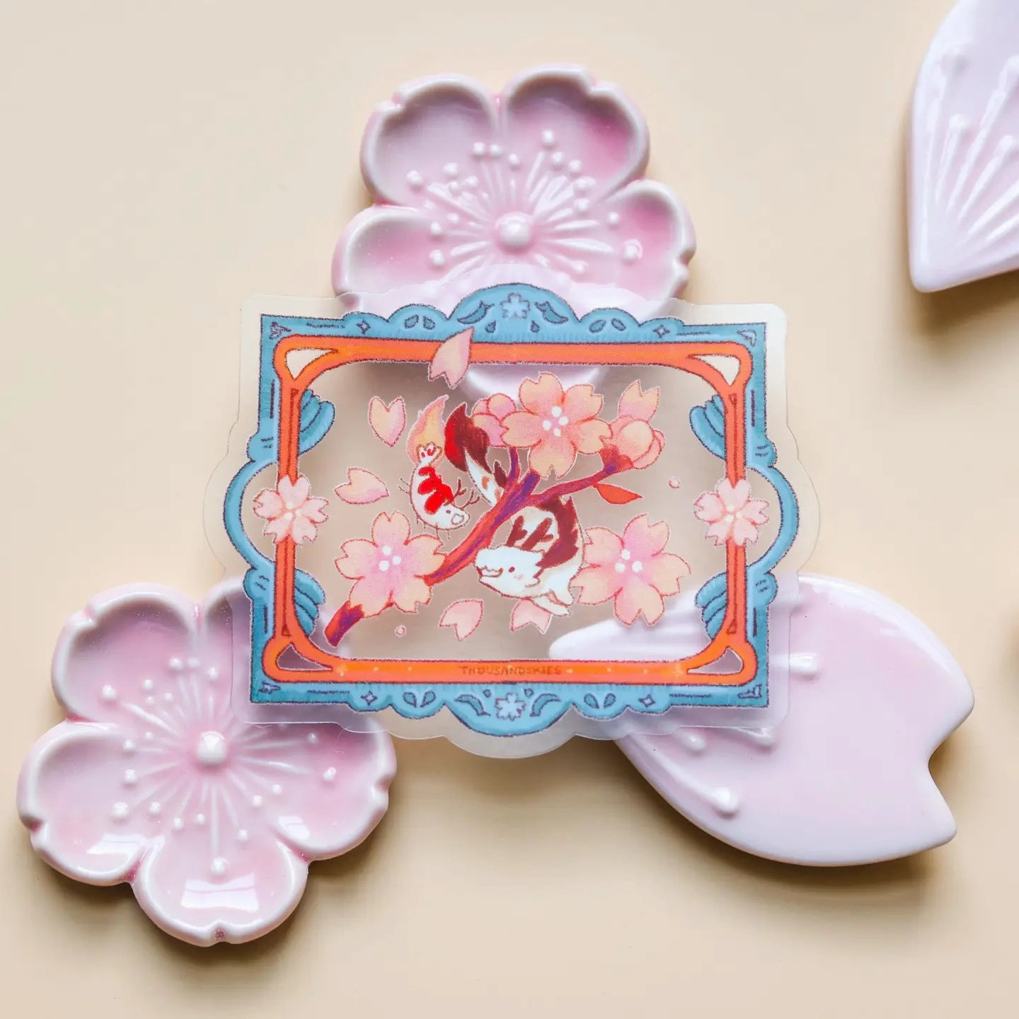 expandable Friendship Blooms Vinyl Sticker