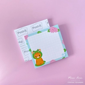 stackable Frog Cat Sticky Notes