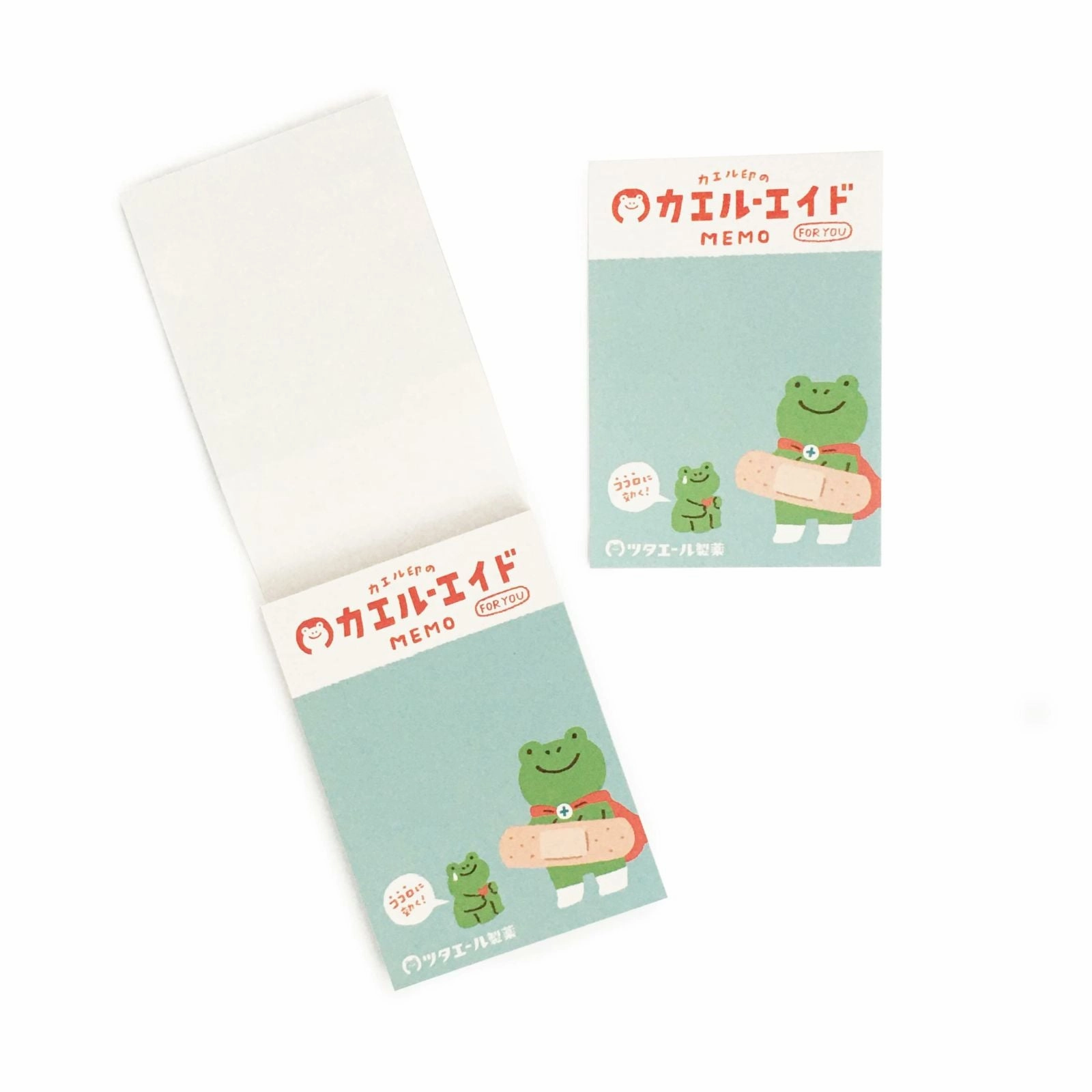Frog Memo Pad bamboo portable