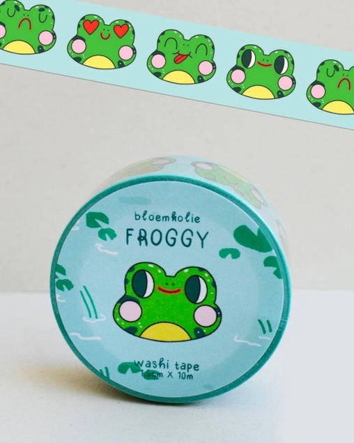 Frog Washi Tape vintage magnetic