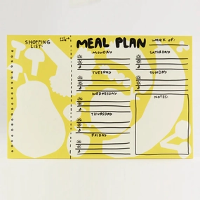 new vintage Fruits & Veggies Meal Planner Notepad