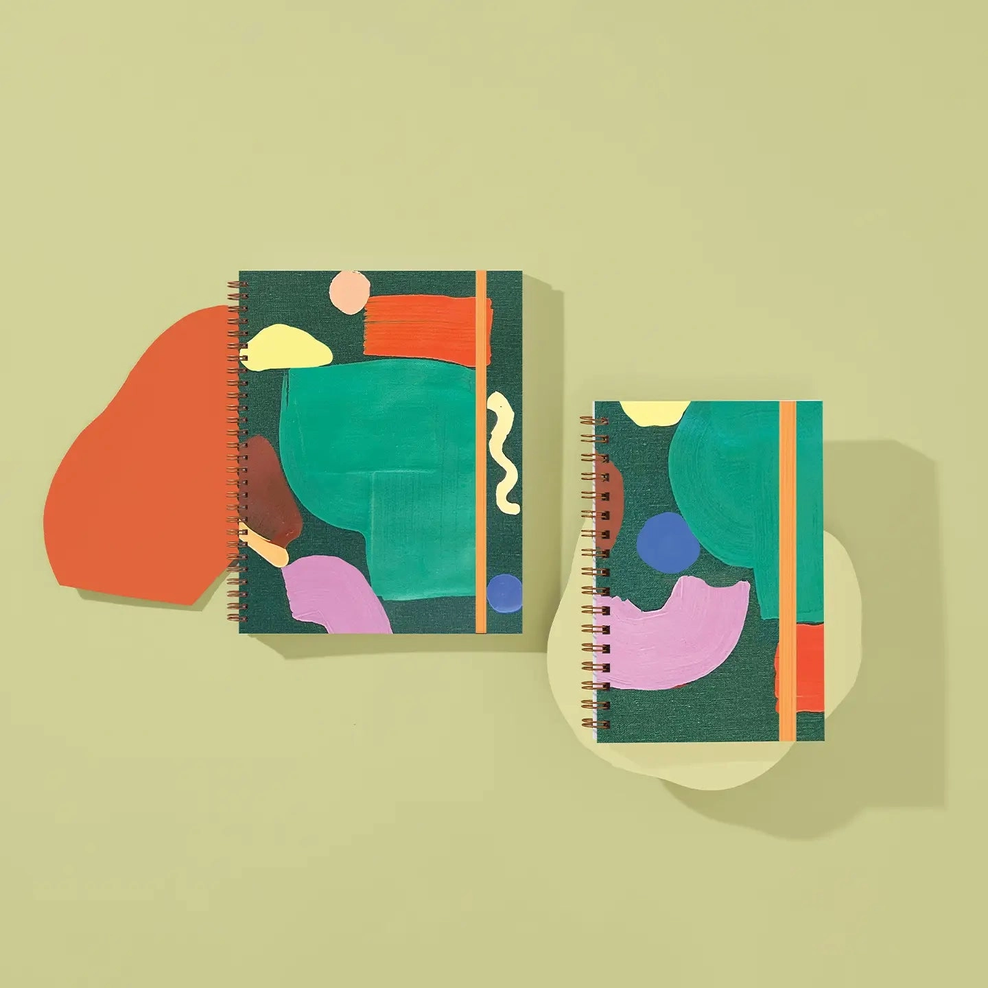 stackable Frutta Painted Cover 7" X 10" Sketchbook (Blank Pages)