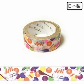 retractable Funny Animals Foil Washi Tape ? Shinzi Katoh Design