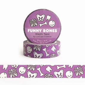 Funny Bones Washi Tape tall large