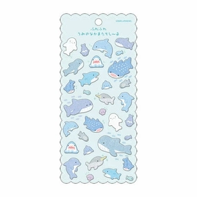 Fuzzy Ocean Friends Sticker Sheet original