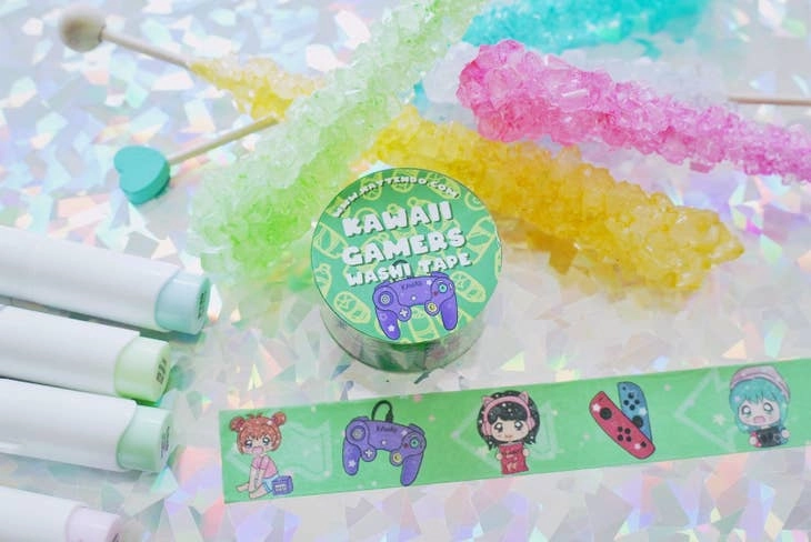 cotton Gaming Kawaii Washi Tape
