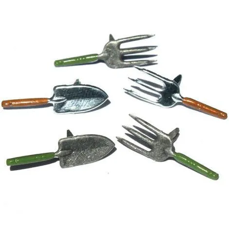 Garden Tools Brads 12  Pieces exclusive bright