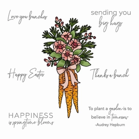 Garden Bouquet - 4X6 Stamp Set small matte