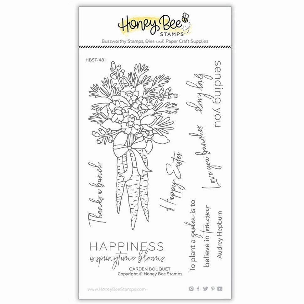 Garden Bouquet - 4X6 Stamp Set resilient portable