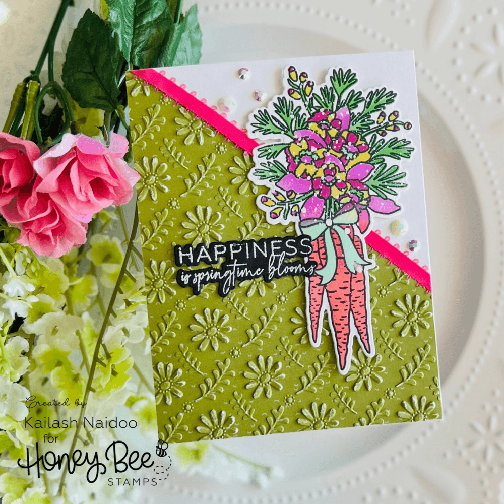 reliable Garden Bouquet - 4X6 Stamp Set