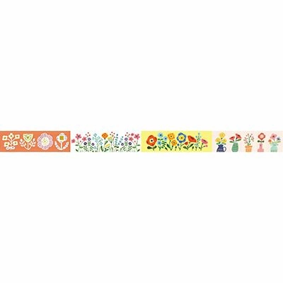 Garden Flower Washi Tape soft