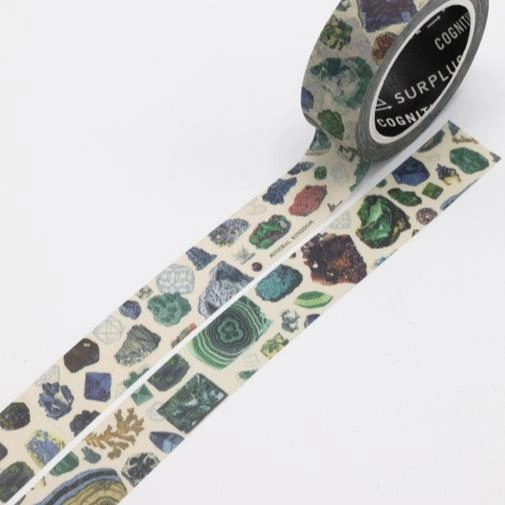 popular large Gems And Minerals Washi Tape