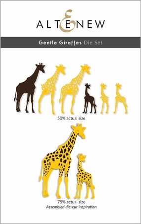 superior Gentle Giraffes Die Set