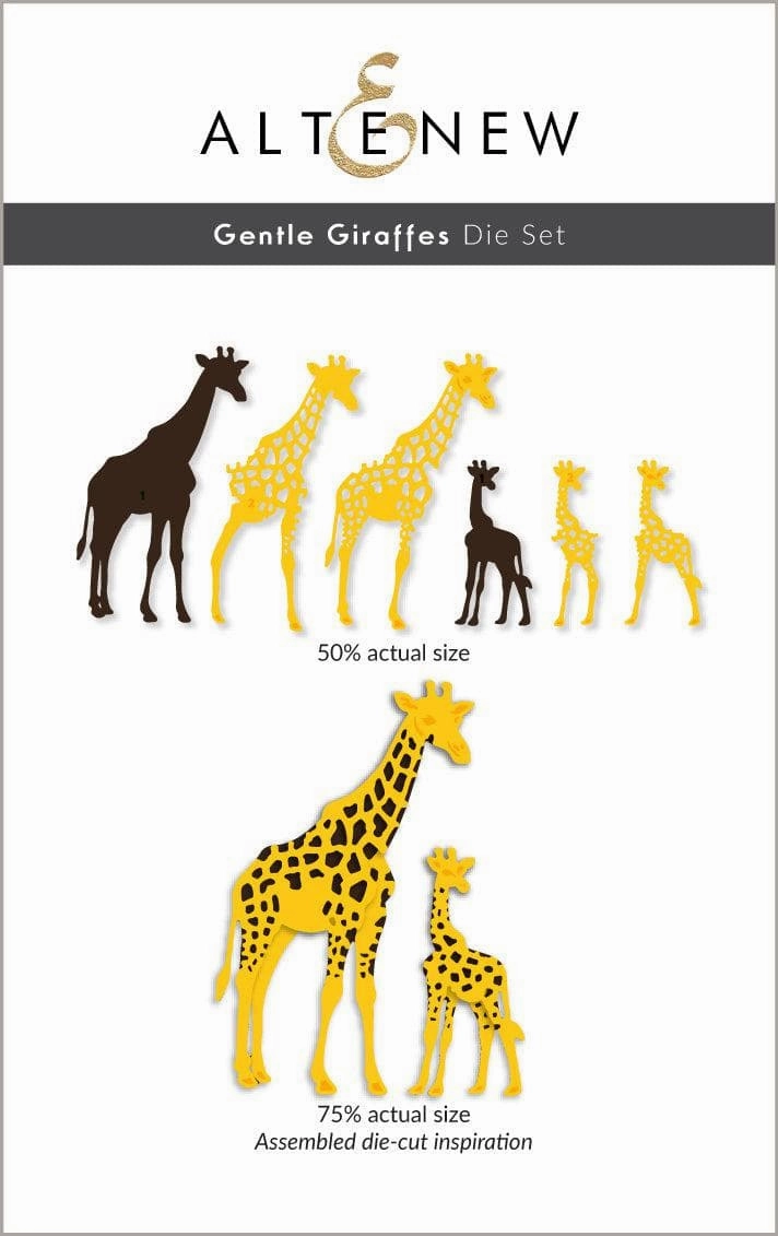 superior Gentle Giraffes Die Set