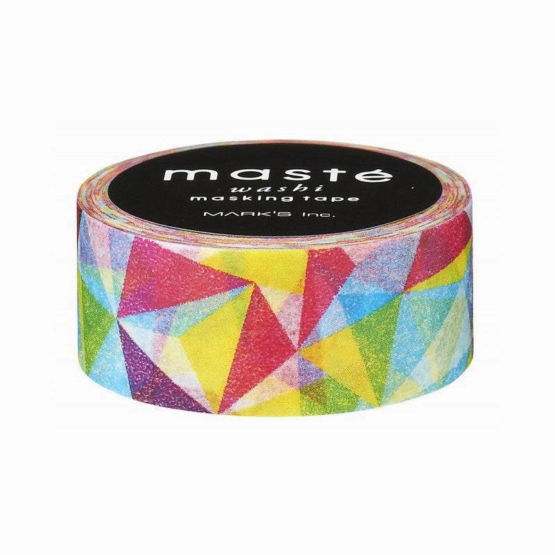 Geometric Japanese Washi Tape ? Mast Masking Tape Japan Series round antislip