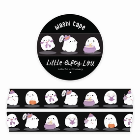 Ghost Black Washi Tape basic