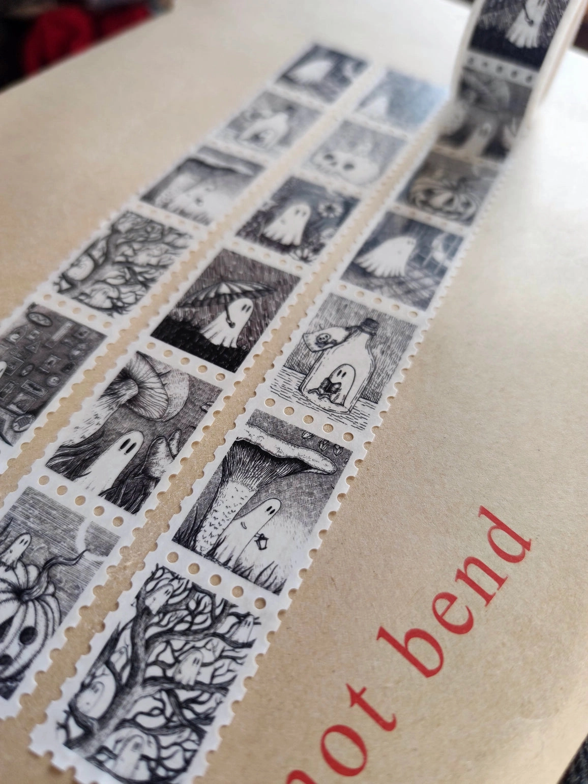 locking solid Ghostie Stamps Art Washi Tape