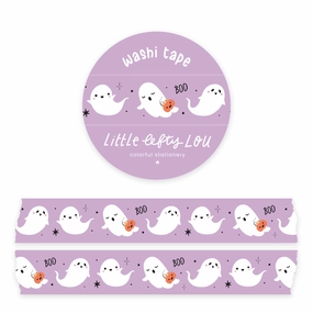 resin matte Ghosts Purple Washi Tape