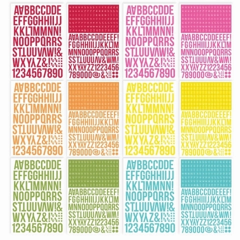 refined automatic Brights Alpha Sticker Book