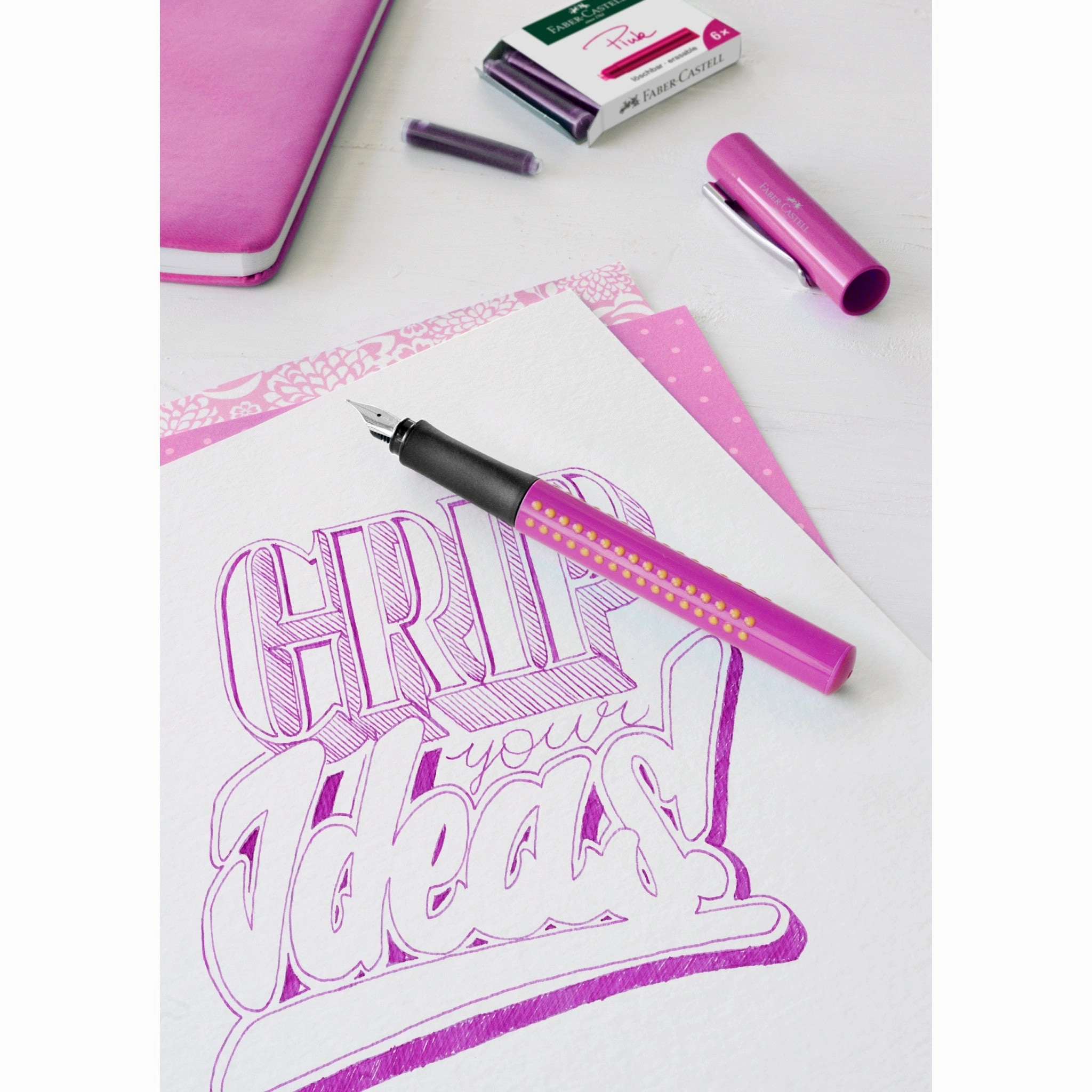 colorful Fountain Pen Ink Cartridges - Pink
