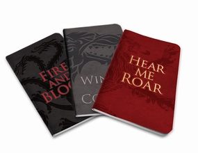 Game Of Thrones: Pocket Notebook Collection (Set Of 3): House Words maxi trendy