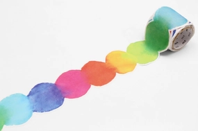 small Mt Fab Washi Tape - Blurred Watercolor Paint